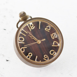 錶盤懷錶可以從5種木材中選擇WB-087配件可以選擇MADE IN JAPAN手工手錶 第1張的照片