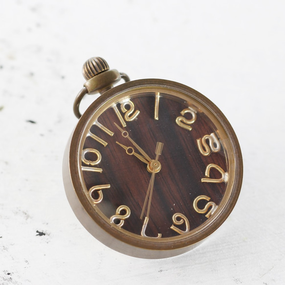 錶盤懷錶可以從5種木材中選擇WB-087配件可以選擇MADE IN JAPAN手工手錶 第6張的照片