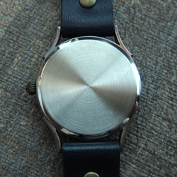 MADE IN JAPAN手工手錶栃木皮革繡球樹脂錶盤 第4張的照片