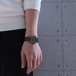 手工手錶對安排WB-080 M / L尺寸MADE IN JAPAN To木皮革 第5張的照片