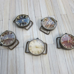 手工手錶對安排WB-080 M / L尺寸MADE IN JAPAN To木皮革 第7張的照片