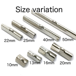 【j129-100】ワニ口 ワニカン 22mm シルバー 100個 6枚目の画像