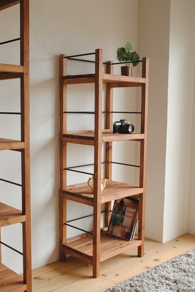 アンティーク風　シェルフ　45㎝幅　4段