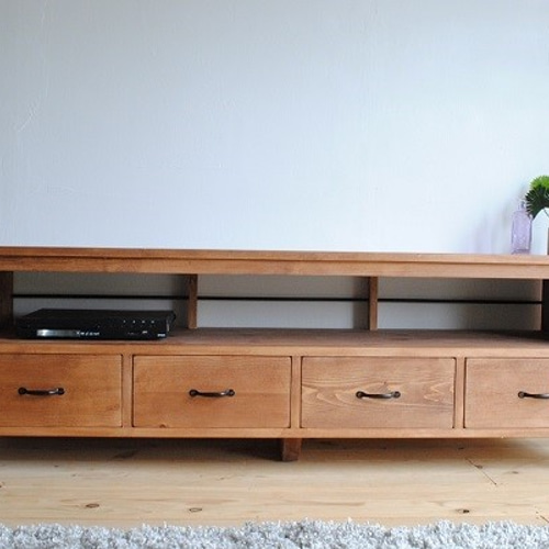 アンティーク風 ローボード テレビ台 150㎝幅 テレビ台・テレビボード