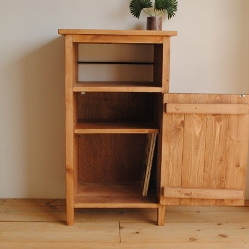 アンティーク風 キャビネットシェルフ 45㎝幅 チェスト・キャビネット