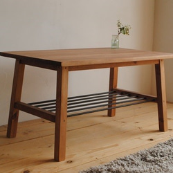 アンティーク風　カフェテーブル　75㎝幅 1枚目の画像