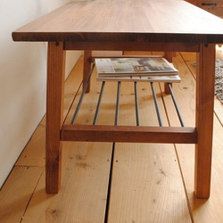 アンティーク風　カフェテーブル　75㎝幅 3枚目の画像
