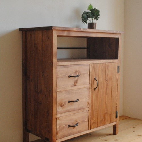 のっちぃ様 ご注文商品》アンティーク風 キャビネットチェスト 60㎝幅  