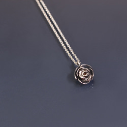 花系列-小玫瑰925銀項鍊 第1張的照片
