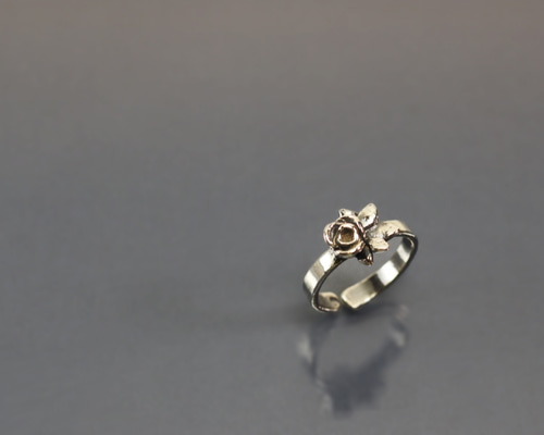 フラワーデザイン リング 指輪 メタルフラワードームフリーリング リング 指輪[品番：PRTW0005204