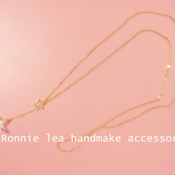 Ronnie_lea スワロフスキー星14kgpネックレスswarovski star necklace 2枚目の画像