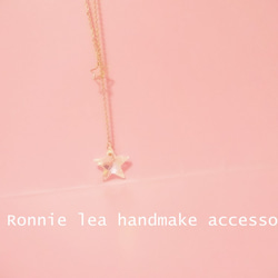Ronnie_lea スワロフスキー星14kgpネックレスswarovski star necklace 3枚目の画像