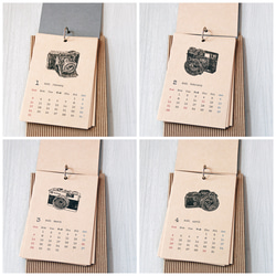 【値下げ】Camera Stamp Calendar 2021（台紙有り・オリジナルクリアファイル付） 2枚目の画像