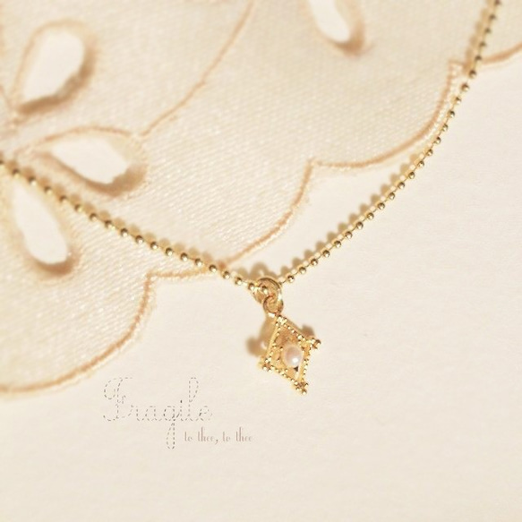 ◆SALE fragile necklace / 1枚目の画像