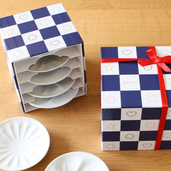 ギフトBOX☆しょうゆ小皿 用化粧箱（5枚用）　※この商品は小皿は含まれていません 1枚目の画像