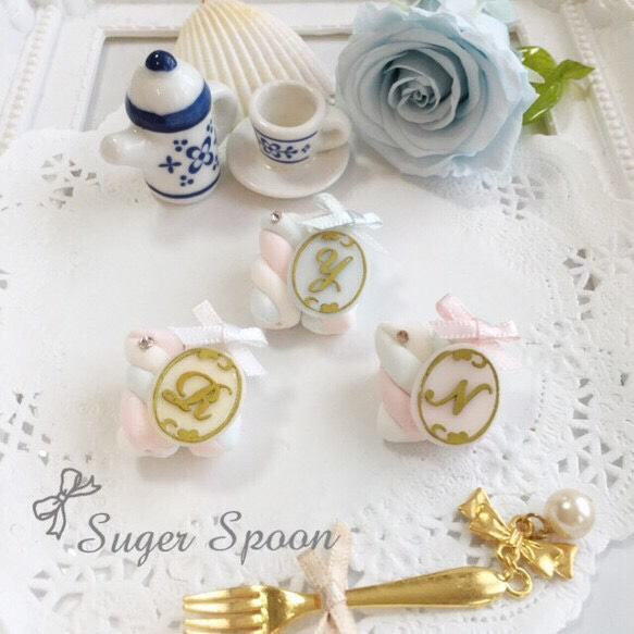 【受注制作】Sweets petit marshmallow brooch 1枚目の画像