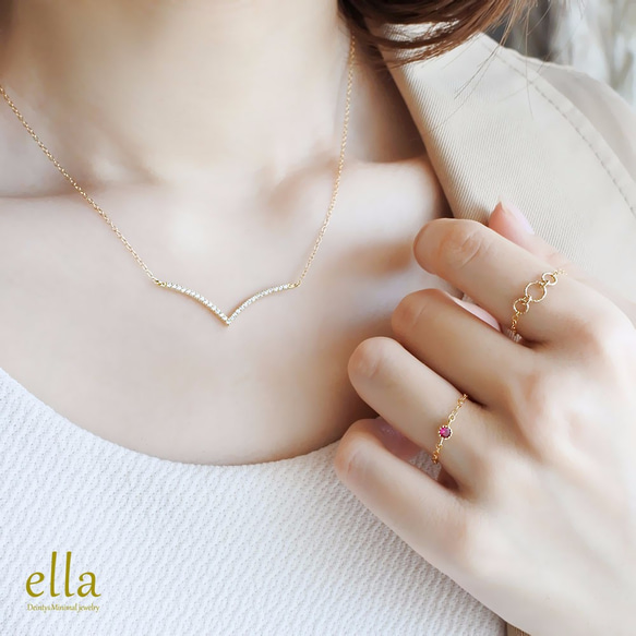 再販x15[14kgf]トリプルサークルチェーンリング(号数・チェーンタイプ選択可能) 4枚目の画像