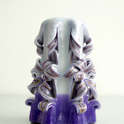 CutNCarve裝飾藝術蠟燭/Decorative Art Candle - Elegante 6" (purple) 第5張的照片