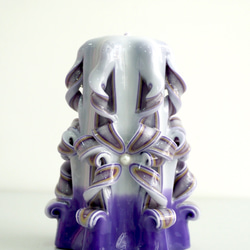 CutNCarve裝飾藝術蠟燭/Decorative Art Candle - Elegante 6" (purple) 第6張的照片