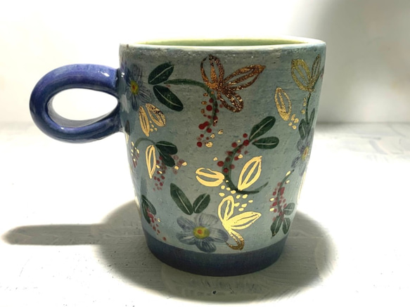 Flower Journey コーヒーマグ_陶器マグ 3枚目の画像