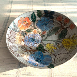祕密花園陶製圓盤_陶器餐盤 第3張的照片