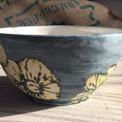 普普風印象罌粟花系列-白瓷沙拉碗大碗_陶瓷餐碗 第3張的照片