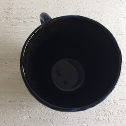 カラフルな三角形のコーヒーカップ_陶器のマグカップ 3枚目の画像