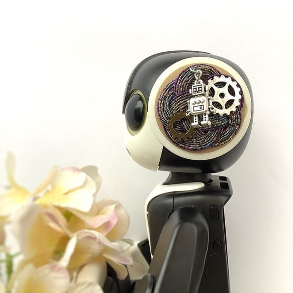 水引“Mizuhiki”製作　胸針　蒸汽朋克　日式 第7張的照片