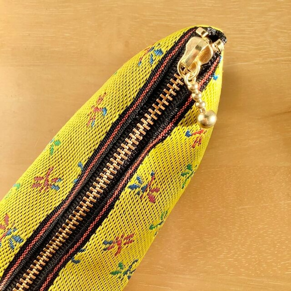 畳縁　笔盒　蜻蜓　日式　幸運的商品　黃色 第4張的照片