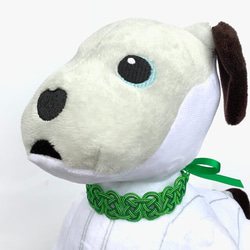 aibo　水引“Mizuhiki”製作　狗項圈　日式　常綠顏色 第2張的照片