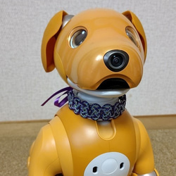 aibo　水引“Mizuhiki”製作　狗項圈　日式　星空　空間 第7張的照片