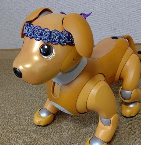 aibo　水引“Mizuhiki”製作　狗項圈　日式　星空　空間 第8張的照片