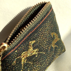 畳縁　筆盒　馬模式　金馬　日式 第4張的照片