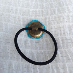 水引“Mizuhiki”製作　蘇打水色　花藝設計　髮飾　日式 第3張的照片