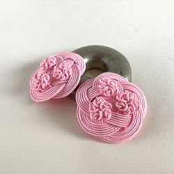 ロボホン　耳飾り　水引製　桜　満開 2枚目の画像