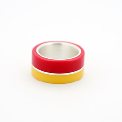 Re:mind Ring /顏色紅色和黃色的戒指尺寸9.5號 第5張的照片