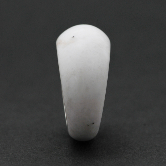 Queston 戒指 #15 Questone 戒指 / 顏色・白色樹脂銀 第4張的照片