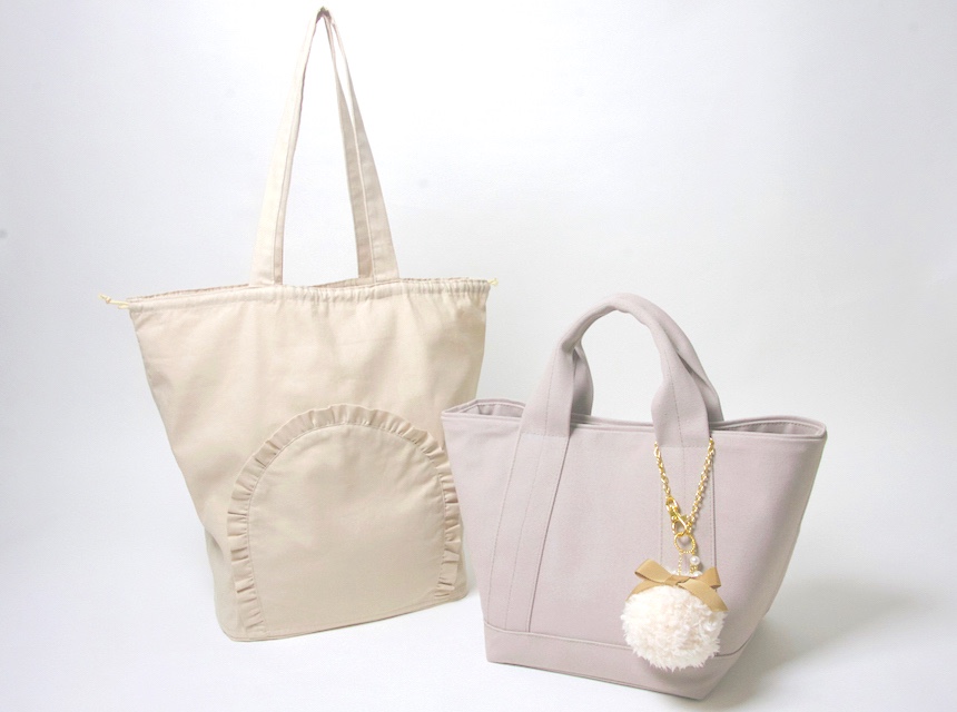 【Creema限定３点セット】トートバッグ・バッグインバッグ・バッグチャーム【福袋】