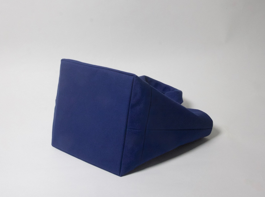 スクエア ミニ・トートバッグ ライトネイビー