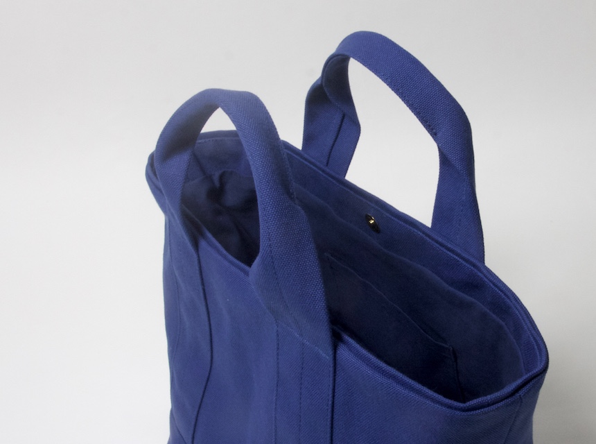 スクエア ミニ・トートバッグ ライトネイビー