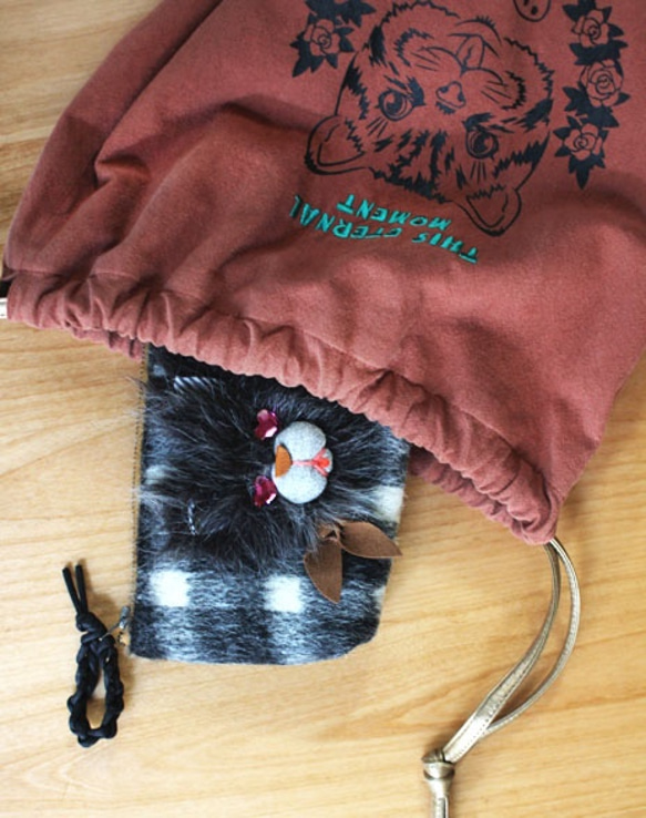 スワロeye wool pouch 1枚目の画像