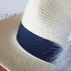 <再販＞lion hat つば広２色 3枚目の画像