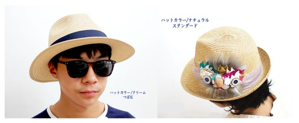 <再販＞lion hat つば広２色 4枚目の画像