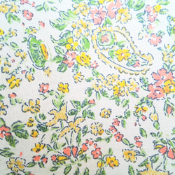 小鳥とお花とペイズリーが大人可愛いボリュームロングスカート 2枚目の画像