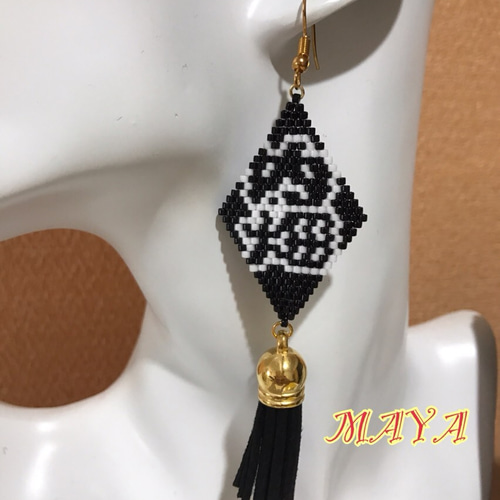 送料無料】NO.T072 ☆だんじり☆内畑町☆手作りピアス ピアス（フック