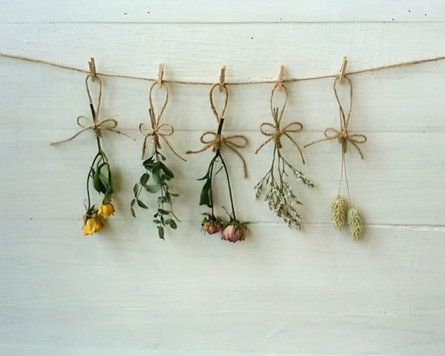 ナチュラルドライフラワーガーランド ドライフラワー はなゆき 通販