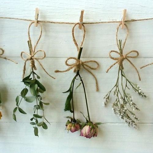 ナチュラルドライフラワーガーランド ドライフラワー はなゆき 通販