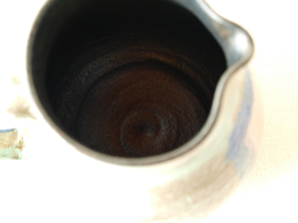 【GREEN】　コーヒードリッパー＆ピッチャー　グリーン　陶器　　600ｃｃ 9枚目の画像
