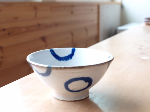 四麵茶碗藍色 第1張的照片