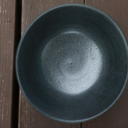 お茶碗　黒　イエロードット　陶器　黄色　水玉 5枚目の画像